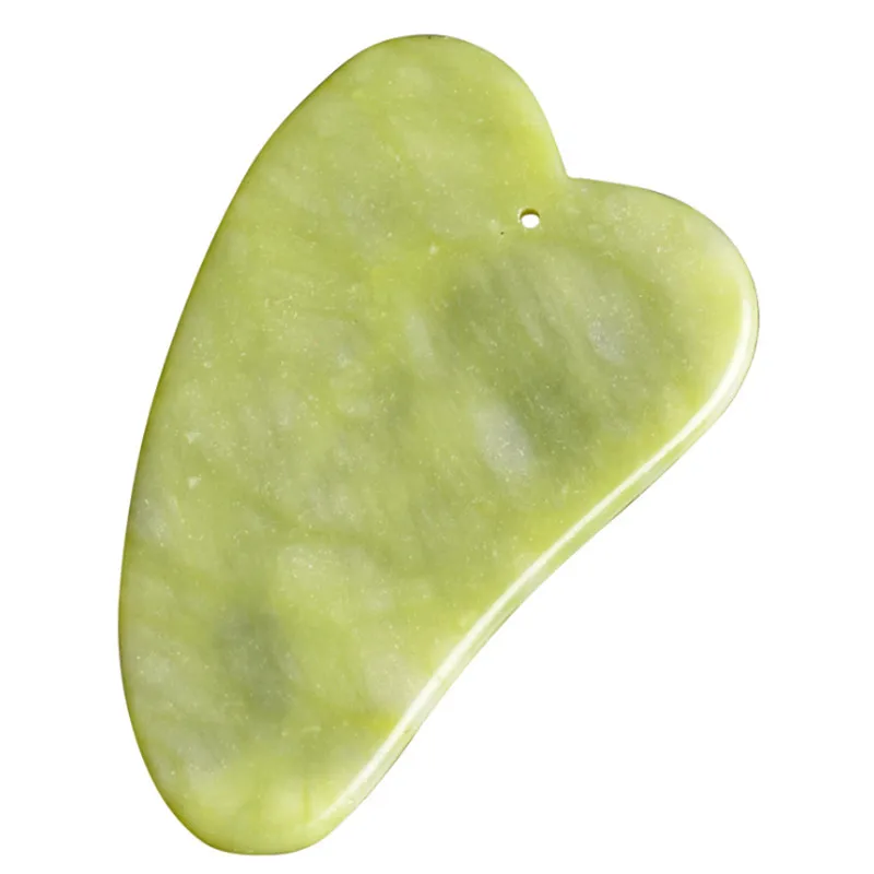 2Pcs Facial Massage Jade Roller Face Neck Natural Stone Health Care Body Gua Sha Board Beauty Tool Set | Красота и здоровье