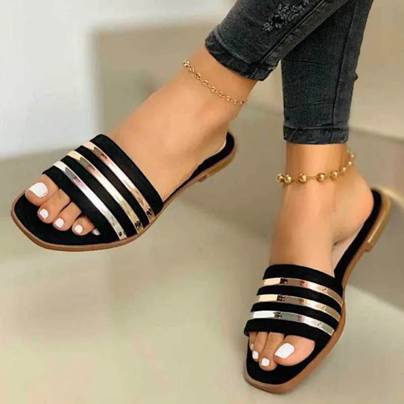 

Women's Sandals Gladiator Slip On Woman Flats Shoes Heels Peep Toe Ladies Casual Shoes Female Summer Sandalias Plus Size 35-43