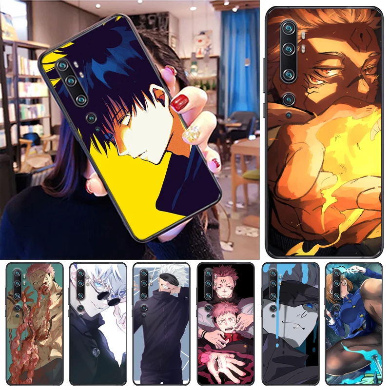 

Jujutsu Kaisen Satoru Gojo Fushiguro Megumi Yuji Itadori Sukuna Phone Case For Xiaomi CC9e CC9 Pro Cases Back Cover Carcasa