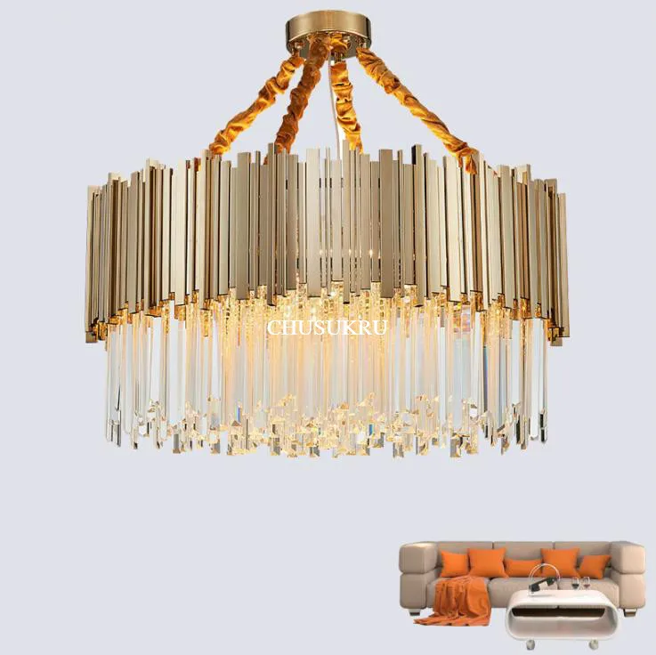 Современный светильник роскошная простая Люстра для гостиной спальни