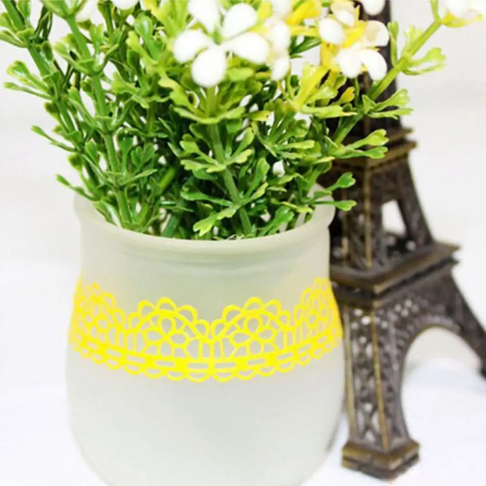 Кружевные цветочные ленты подарок скрапбукинг бумажная лента сделай сам