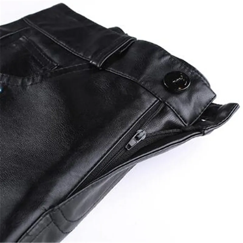 Женские осенне зимние шорты из искусственной кожи с цветочной вышивкой и высокой