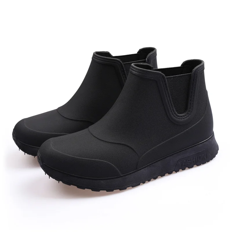 

Rain Boots Women's Anti-Skid Water Shoes Ankle Wellies Parent Leisure Fashion Waterproof Student Rubber rain boots women