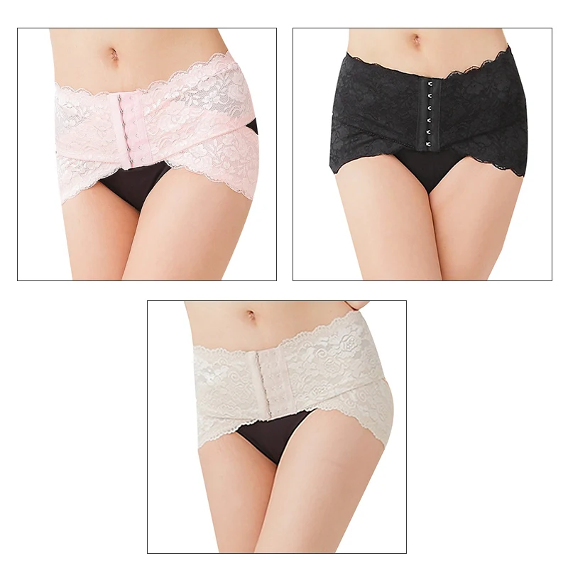 

Кружевной корректирующий пояс для таза, женский пояс, послеродовой пояс для живота, прессулизирующая Лепка для подтяжки таза