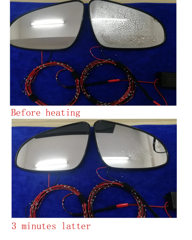 Автомобильное Зеркало с подогревом 12 В подкладка быстросогревающие