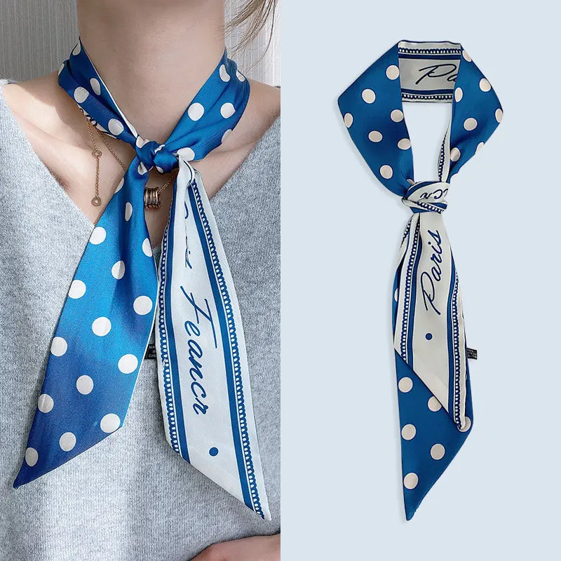 

Элитный бренд зауженные искусственно шелковый шарф-воротник Для женщин повязка на голову Для женщин головы и шеи шарфы шарф, женский, хиджа...