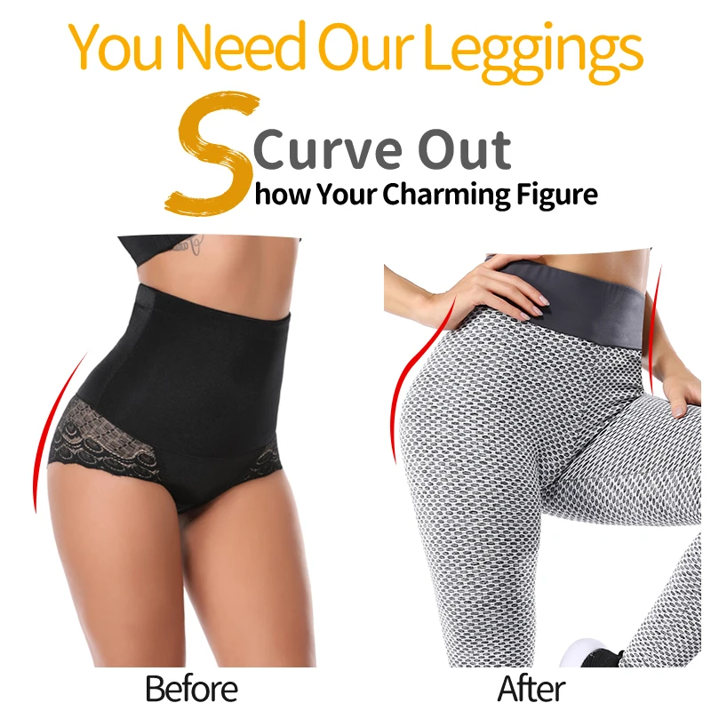 carhartt leggings Women Anti Cellulite Leggings High Waist Fitness Push Up Scrunch Butt Lifting Legging Seamless Ruched Hip Enhancer Fit Clothing thermal leggings