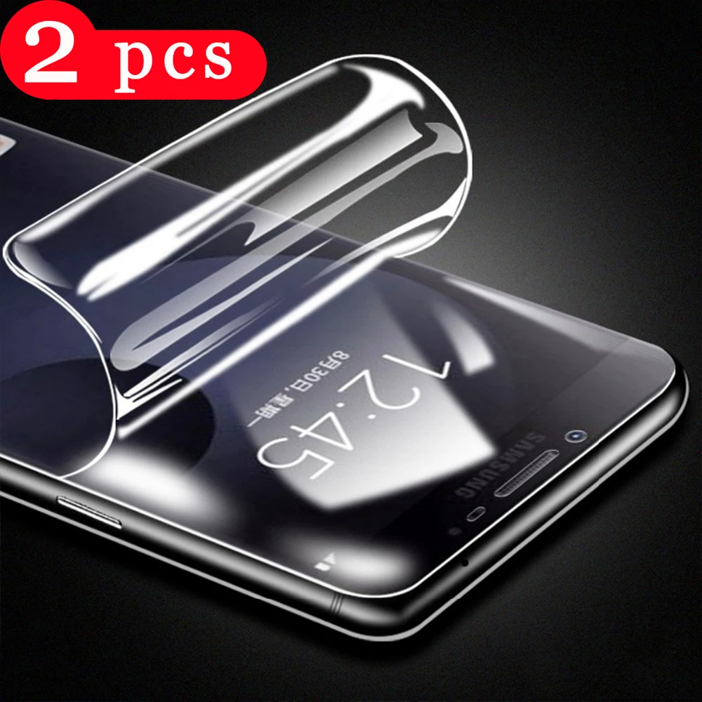 

2Pcs full cover for meizu 16 16x 16th 15 lite plus hydrogel film phone screen protector 16xs Not Glass 16s pro protective film
