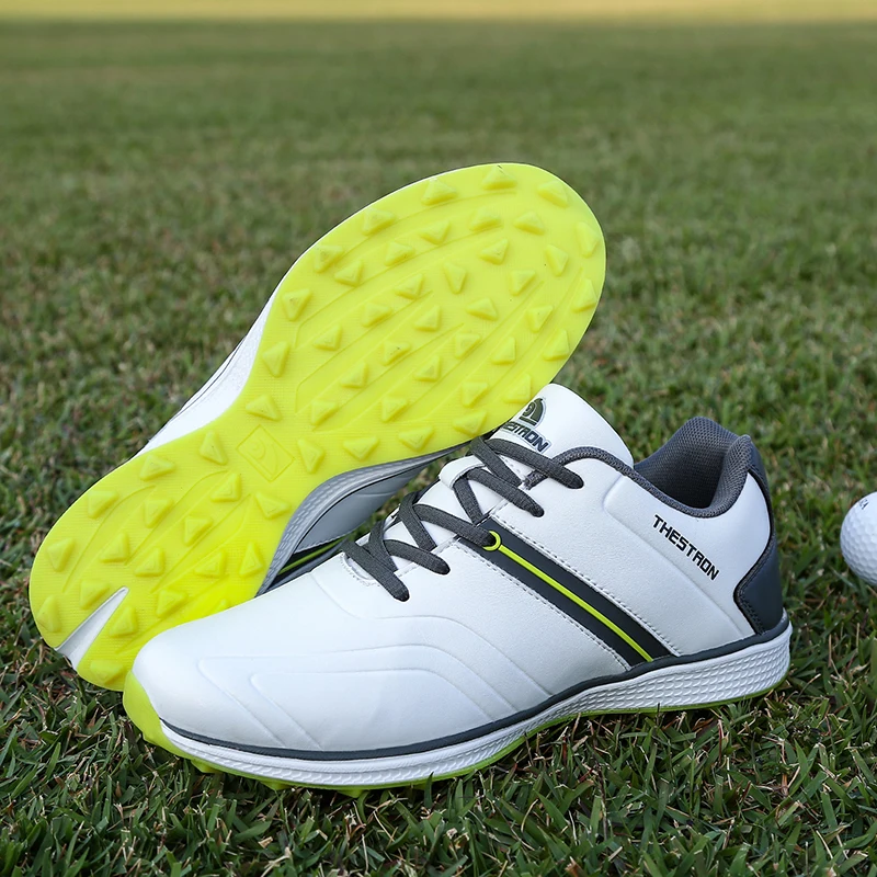 

2020 New Men Professional Golf Shoes Waterproof Spikeless Non-slip Golf Sneakers Lightweight Sport Trainers Golf Training
