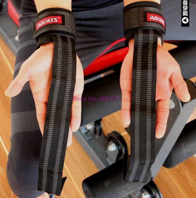От DHL 200 пара AOLIKES спортивный браслет для тренажерного зала фитнеса гантелей