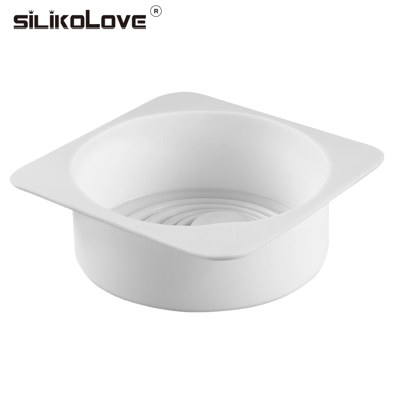 Силиконовая форма для выпечки SILIKOLOVE силиконовая круглой вихревой формы не