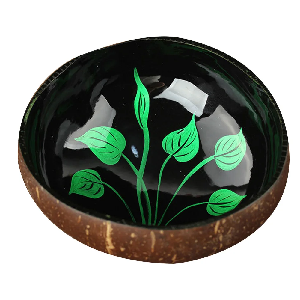 Лист/цветок Кокосовая скорскорлупа сушеные фрукты контейнер для еды ключи