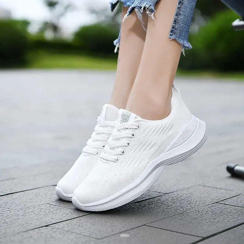 

Lace Up Women Sneakers Mesh Women Sport Sneakers Low Top Running Shoes for Women Comfortable Sports Shoes for Women Shoe 113G