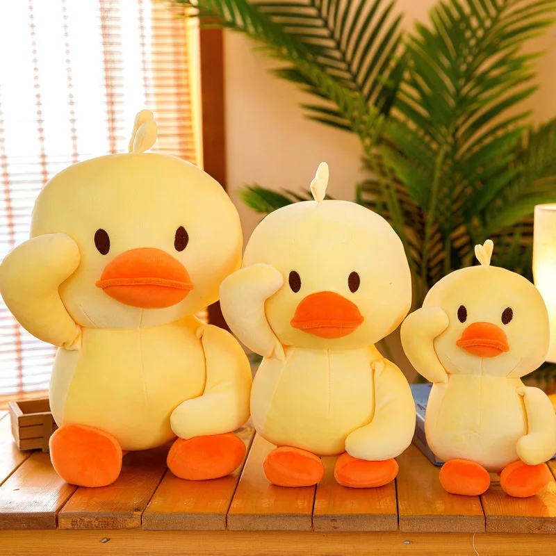 

1PC New Lovely Soft Yellow Duck Plush Cartoon Toys Stuffed Duck Dolls Soft Animal Pillow for Kids Children Birthday Gift Toy