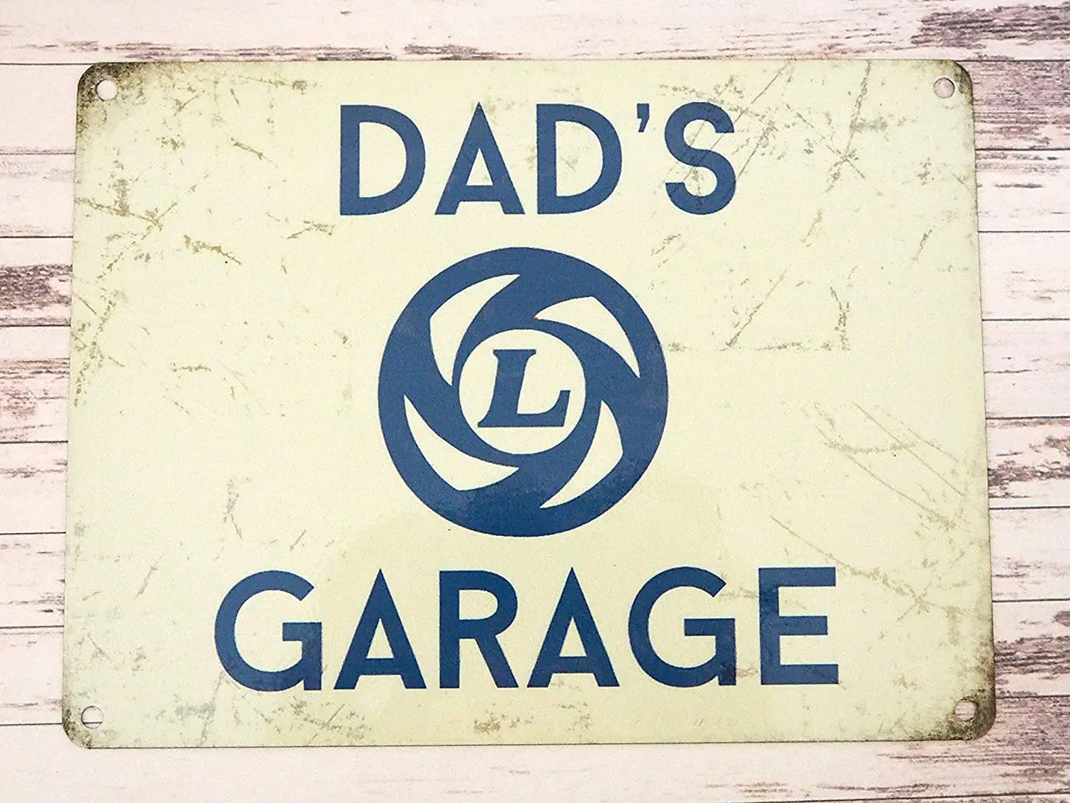 

cnejduwud 30X20cm Dad's British Leyland Garage Retro Style Small Tin Sign - BMC Austin MG Jaguar Mini Morris Rover