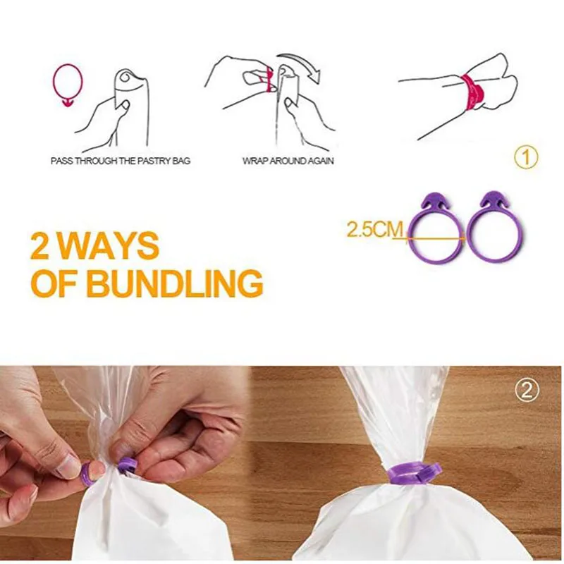 Одноразовый кондитерский мешок мешки анти всплеск маленький/средний/большой