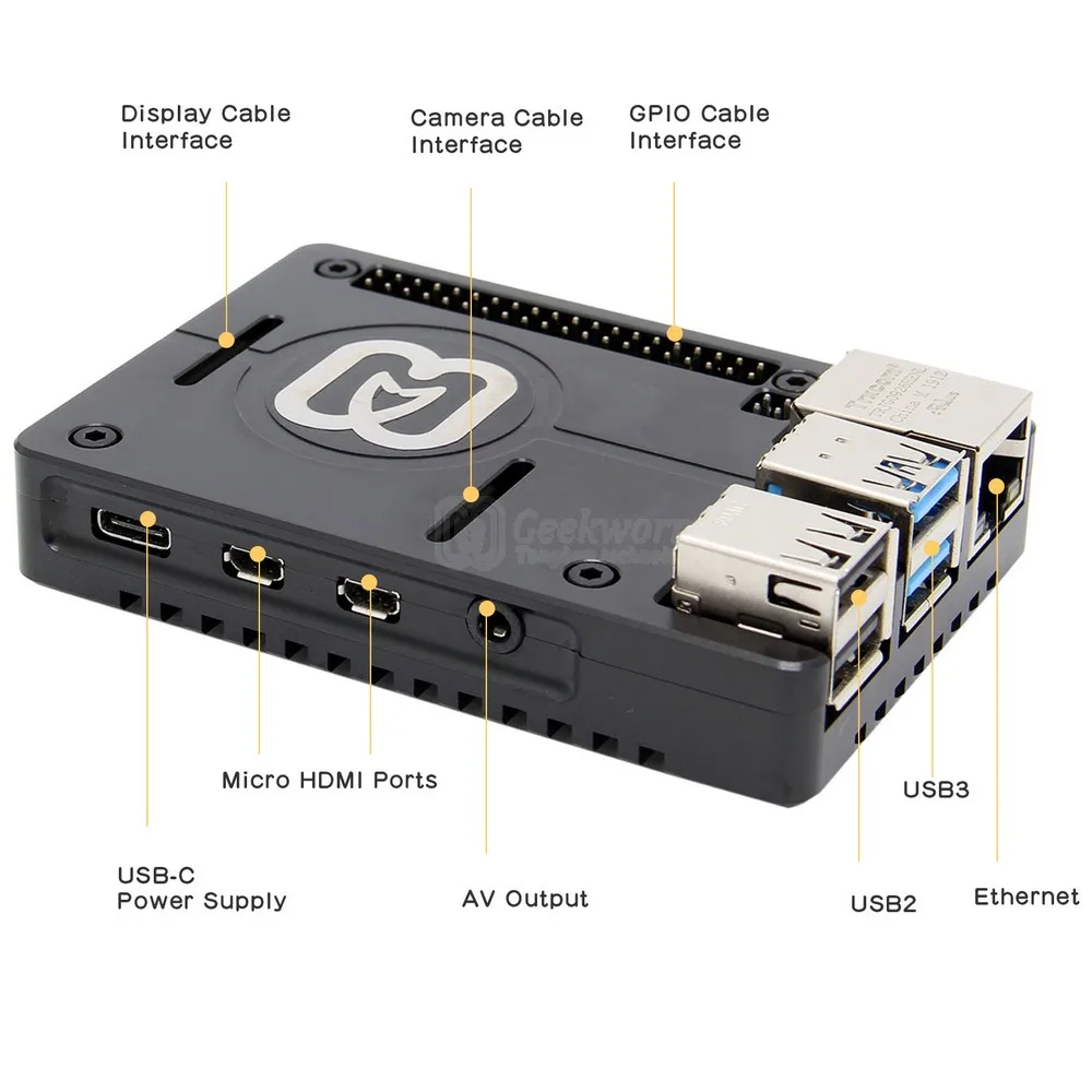 Raspberry Pi 4 пассивный охлаждающий чехол, ультратонкий металлический чехол с ЧПУ из алюминиевого сплава для Raspberry Pi 4 Модель B только(N300
