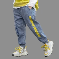 simple baby spring autumn jeans pants for boys children kids trousers clothing teenagers gift home outdoor high quality