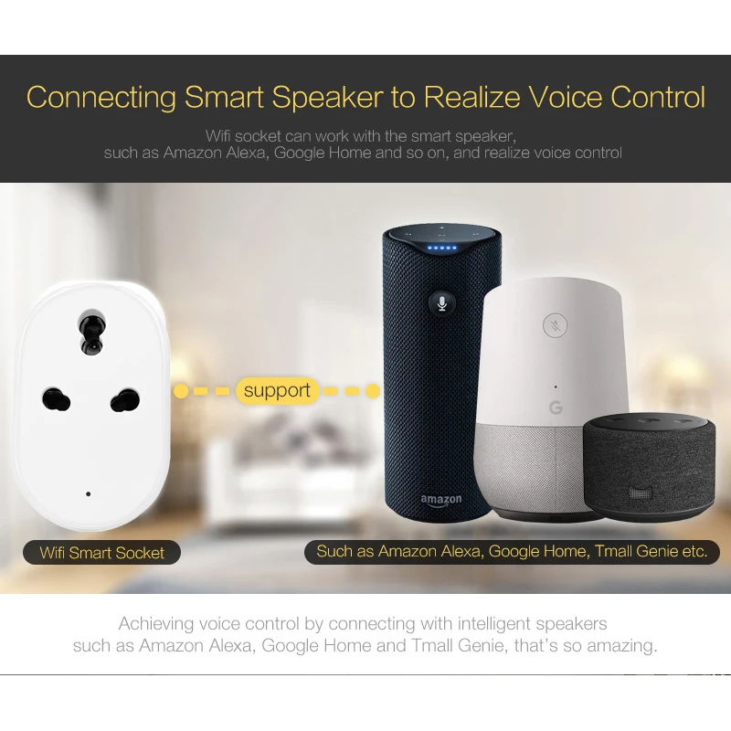 Tuya16A Индия Южная Африка умный Wi Fi разъем Tuya Alexa Google Assistant IFTTT США штепсельная вилка