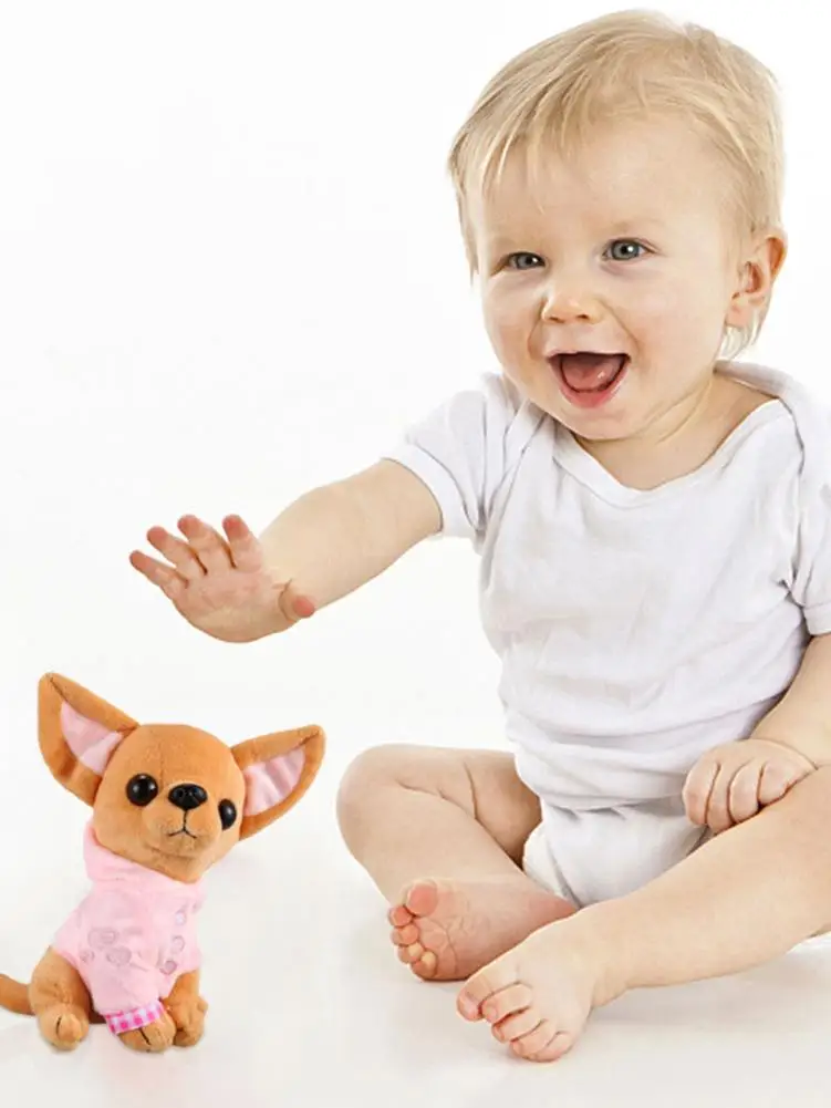 17 см плюшевая игрушка для чихуахуа искусственная мягкая детская лучший друг