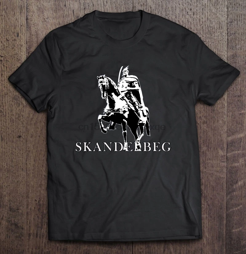 Мужская забавная футболка модная футболка Skanderbeg Albany Albania женская футболка