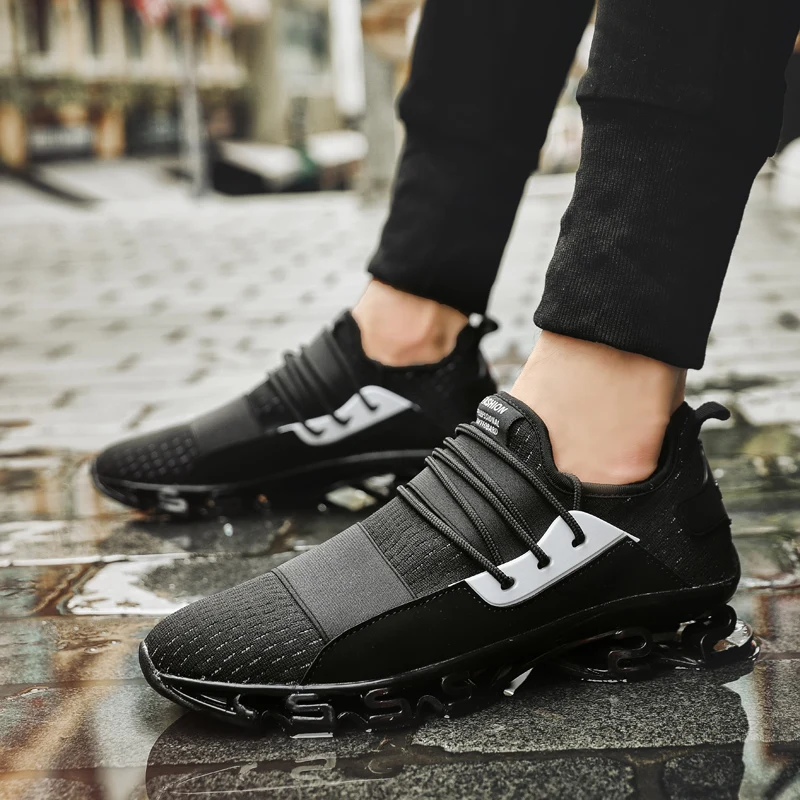 

Уличные Нескользящие мужские кроссовки большого размера, мужская спортивная обувь для тренировок, новинка 2020, осенняя мужская спортивная о...