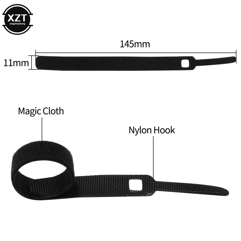 20 шт Кабельный организатор цветной зарядный кабель в нейлоновый оплетке с