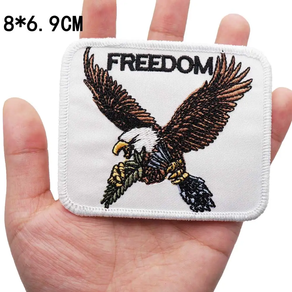 Нашивки с орлом вышитые панковские байкерские нашивки одежда наклейки