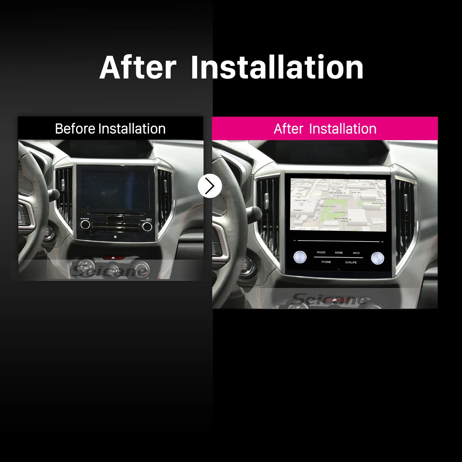 Автомагнитола 8 дюймов Android 1 GPS-навигация мультимедийный плеер для Subaru XV 2018