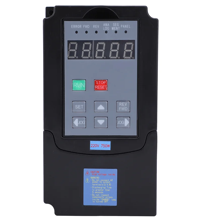 0.75KW VFD Single Phase input220v and 3 Phase Output 220V Frequency Converter/Adjustable Speed Drive/Frequency Inverter A2-8007M