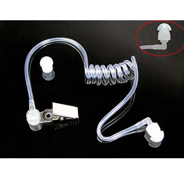 Сменные наушники вкладыши с грибами для Motorola Kenwood двухсторонние радио катушки