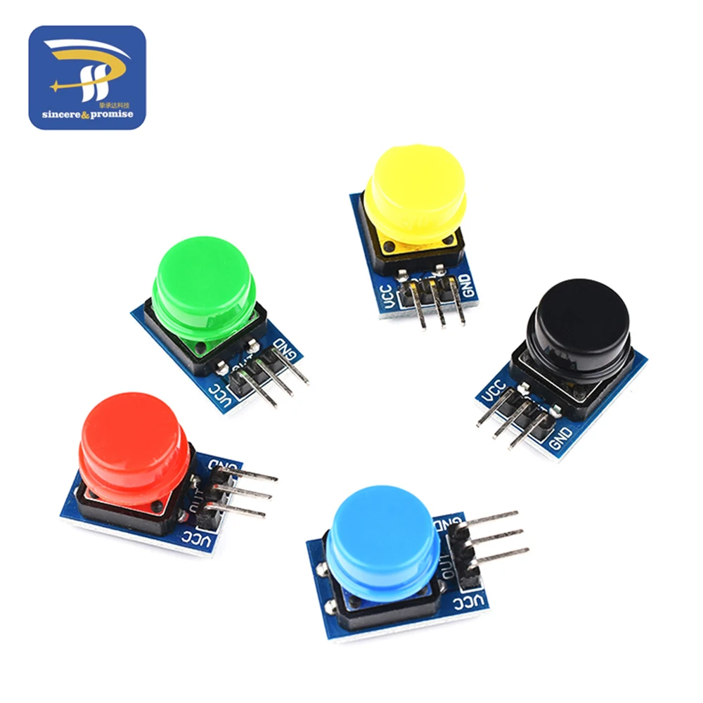 5 шт. 12X12MM большая клавиша предназначенная для людей с модуль Кнопка светильник