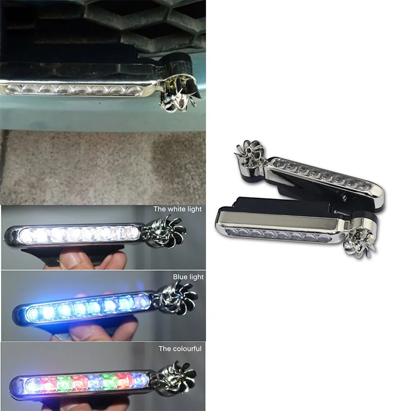 8 шт. светодиодный ветер Мощность ed Автомобильные дневные ходовые огни