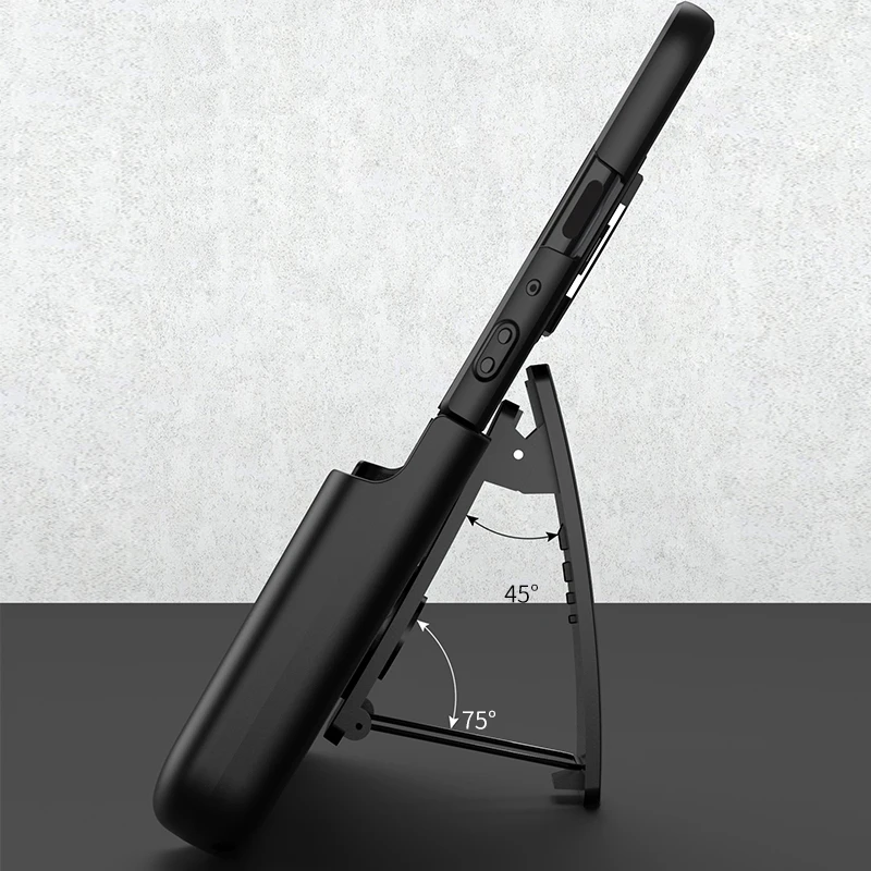 armor back clip protection phone case for samsung galaxy z fold 3 5g metal bracket hard plastic back cover for galaxy z fold 3 free global shipping