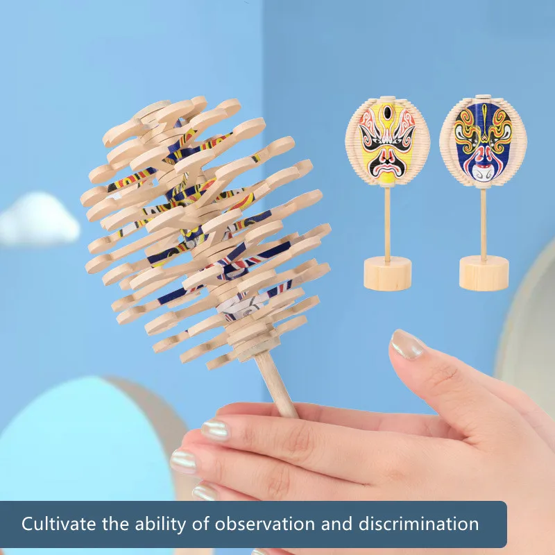 

Children's intelligence development toys Wooden Adult decompression games Fibonacci Spiral Tree Chinese culture ornaments