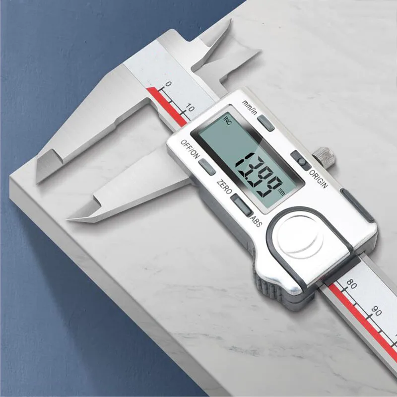 

3V Origin Electronic Digital Caliper 150mm Stainless Steel Dual System Vernier Caliper Micrometer Measurement Tool Digital Ruler