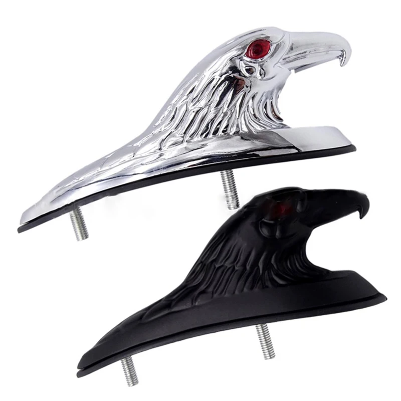 

Универсальный Электрический мотоцикл головы орла Fender орнамент красный подсветкой глаз мотоцикл квадроцикл Алюминий переднее крыло