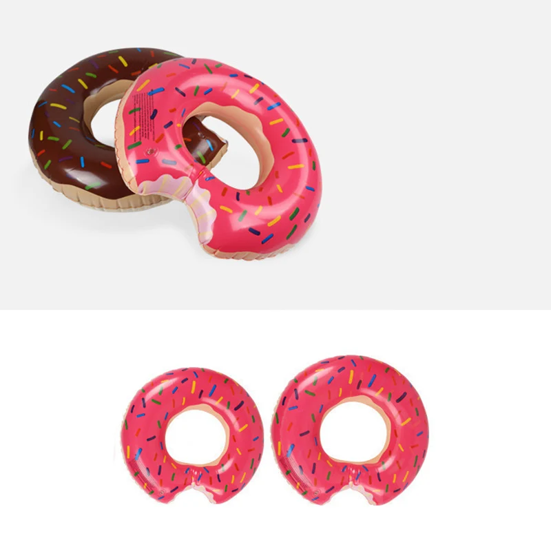 

Inflatable PVC Donut Swimming Ring for Swimming Pool Thickened PVC Summer Floating Ring Seat Float Mattress Pool Water Toys