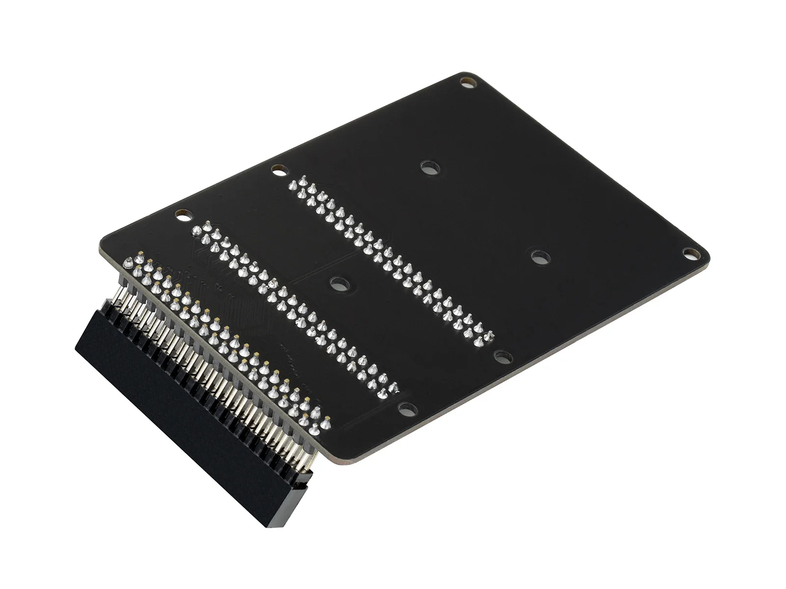 Адаптер заголовка Waveshare Raspberry Pi 400 GPIO расширение 2 40-контактных разъема наклонная