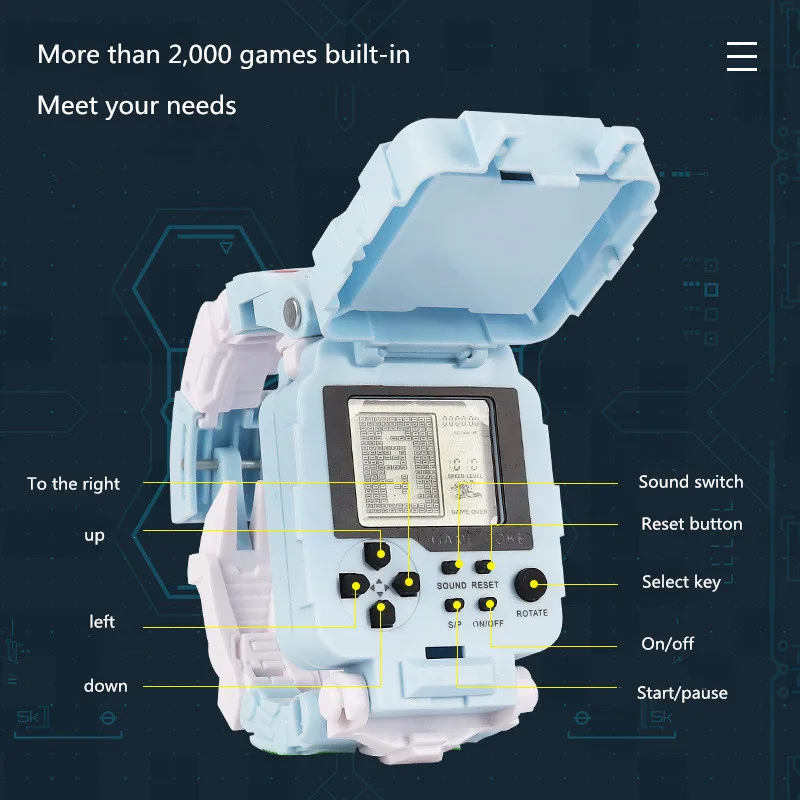 Крутые часы-трансформеры для игр роботов часы детей дошкольного возраста