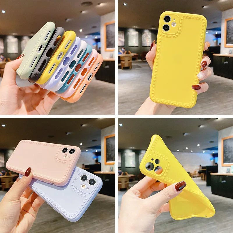

For iphone 12 pro case on iphone 11 Pro max Xr xs se 2020 7 8 6 6S plus mini Cases Cover Shockproof Protective Luxury TPU Bumper