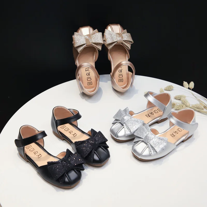 Новинка 2020 Весенняя детская обувь сандалии для девочек свадебной вечеринки