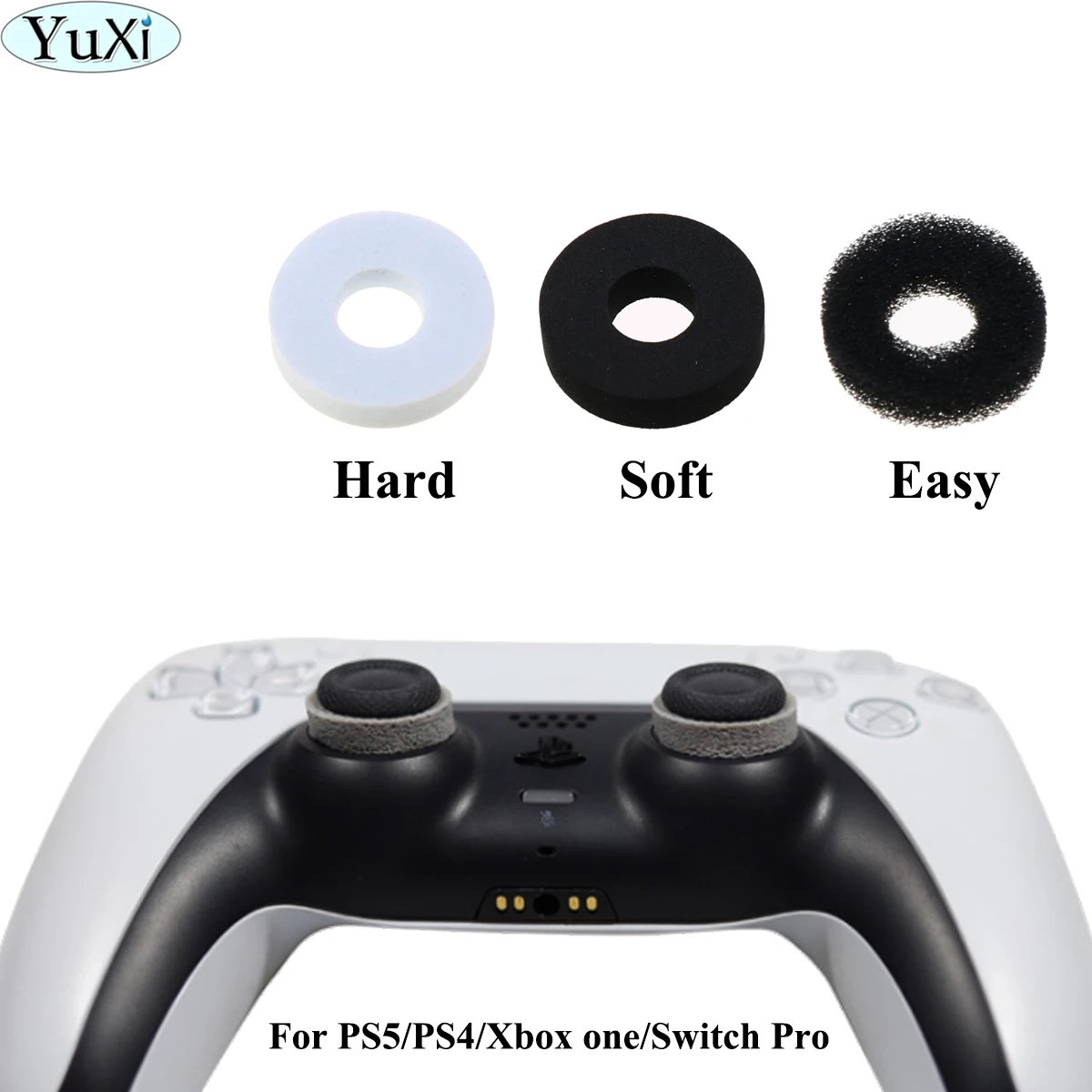 

YuXi 2 шт. Вспомогательное Кольцо для аналоговых стиков для PS5 PS4 Xbox One Switch Pro