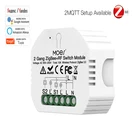 Умный выключатель света Tuya Zigbee + RF, Беспроводной Выключатель, релейный модуль сделай сам с поддержкой Amazon Alexa Google Home