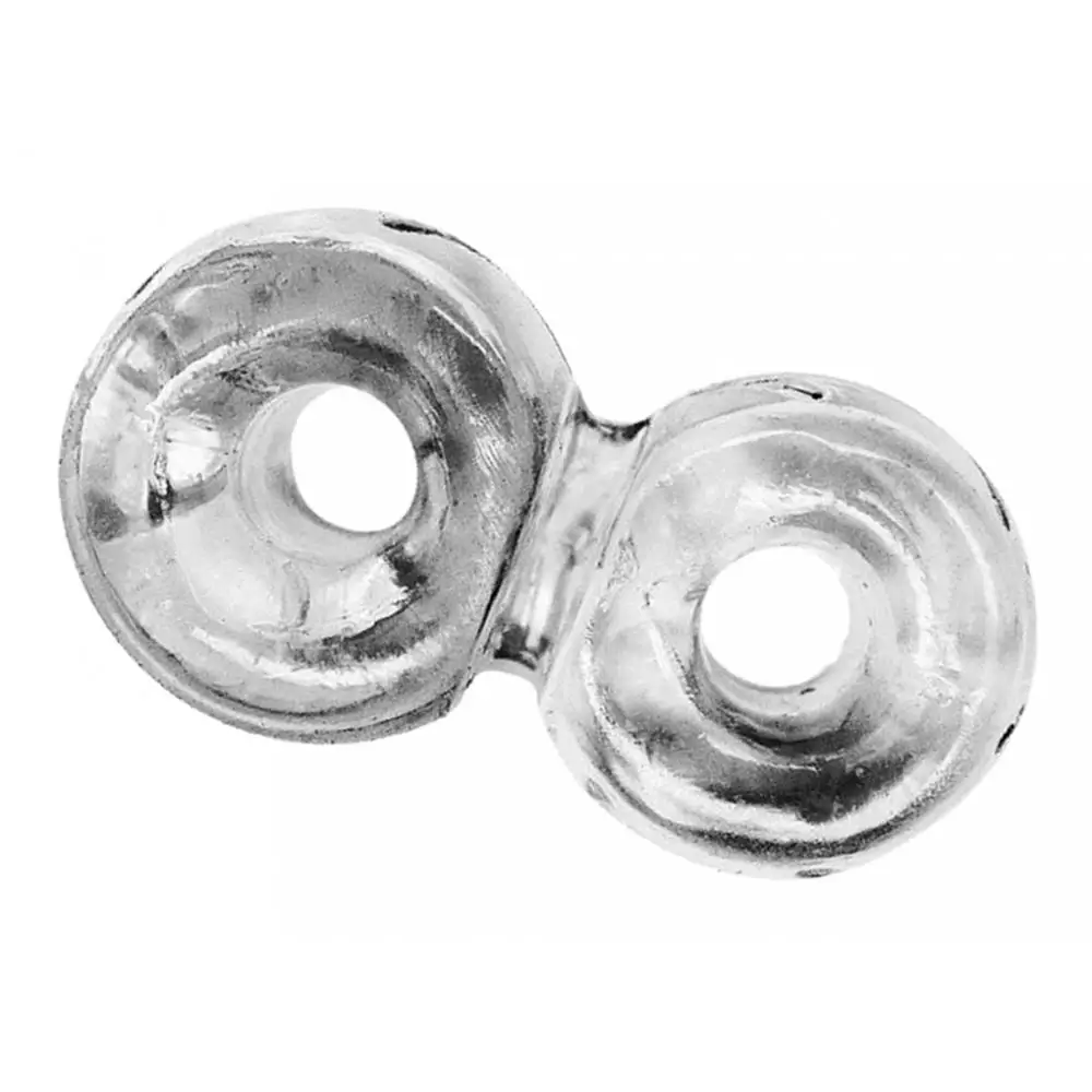 Силиконовый кристально чистый многоразовый расширитель Penes Chaste Ring Lock для