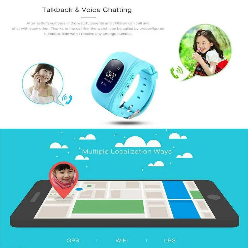 Детские Смарт часы Q50 OLED с GPS трекером функцией SOS|Другие кухонные специальные