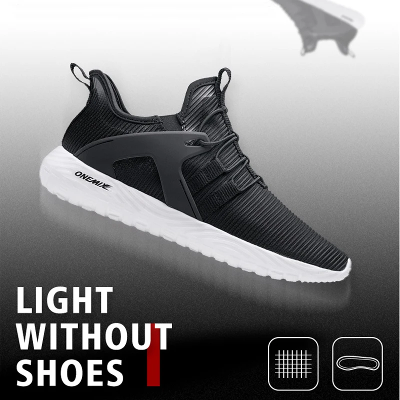 Мужские кроссовки ONEMIX в стиле ретро размеры 39 45|Беговая обувь| |