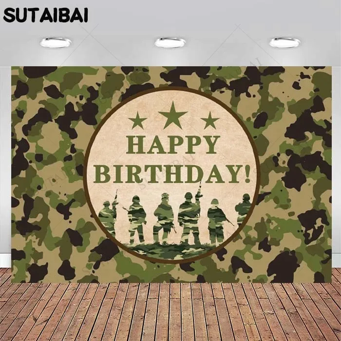 

Камуфляжный фон для фотосъемки крутой мальчик на 1-й День рождения портрет малыша душ ребенок портрет фон для студийной съемки