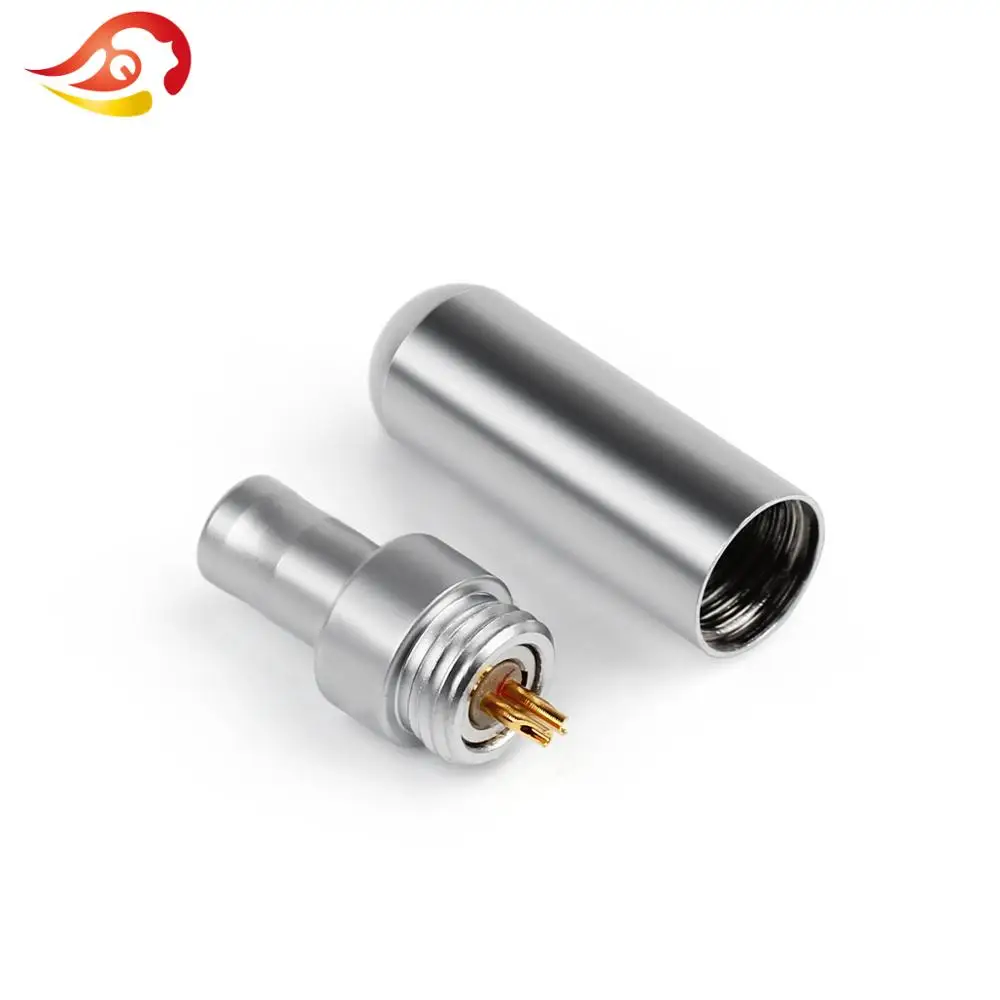 QYFANG Мужской разъем для наушников с проводом разъема для DIY аудио джека, позолоченный металлический адаптер для HD800 HD800s HD820 D1000 HiFi наушников.