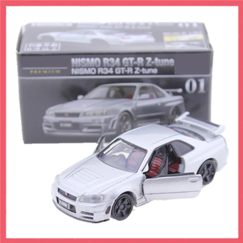 Takara Tomy Tomica Premium 01 нисмо R34 Nissan GTR Z tune 1:62 миниатюрные литые под давлением детские